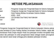 Metode Pelaksanaan Pengaman Sungai dan Pengendalian Banjir