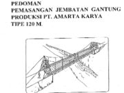 Pedoman Memasang Jembatan Gantung Tipe 120 M
