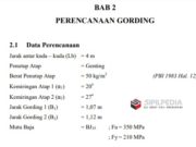 PERENCANAAN GORDING