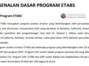 PENGENALAN DASAR PROGRAM ETABS