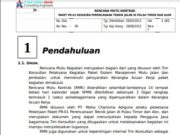 Rencana Mutu Kontrak Pada Perencanaan Teknik Jalan