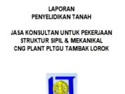 Laporan Penyelidikan Tanah