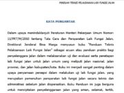 PANDUAN TEKNIS PELAKSANAAN LAIK FUNGSI JALAN