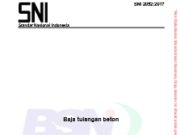 SNI Baja Tulangan Beton