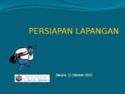 Persiapan Lapangan Pekerjaan Proyek