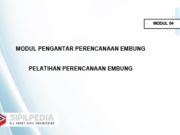 MODUL PENGANTAR PERENCANAAN EMBUNG