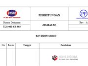 Laporan Perhitungan Jembatan