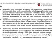 MANAJEMEN DAN KESELAMATAN LALU LINTAS