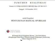 Dokumen Kualifikasi Seleksi Umum Penyediaan Jasa Konsultasi Paket Pekerjaan Penyususnan Manual OP Irigasi