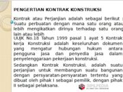 Kontrak Konstruksi