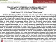 PEMANFAATAN SUMBER DAYA AIR