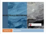 Investigasi Geoteknik