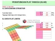 PERHITUNGAN PLAT TANGGA (SLAB)