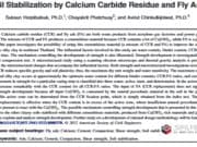 Soil Stabilization by Calcium Carbide Residue and Fly Ash