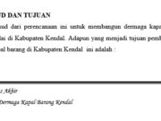 Perencanaan Dermaga Kapal Barang