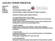 Analisa Tower Struktur