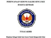 PERENCANAAN GEDUNG GALERI SENI LUKIS