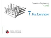Mat foundation