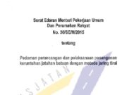 Pedoman Perancangan dan Pelaksanaan Penanganan Keruntuhan Jatuhan Batuan dengan Metode Jaring Tirai