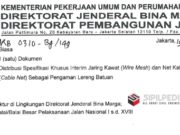 Spesifikasi Khusus Interim Jaring Kawat (Wire Mesh)dan Net Kabel (Cable Net) Sebagai Pengaman Lereng Batuan