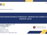 PERENCANAAN DRAINASE PERMUKAAN, SUBDRAIN DAN GAMBAR STANDAR DRAINASE JALAN