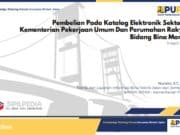 Pembelian Pada Katalog Elektronik Sektoral Kementerian Pekerjaan Umum Dan Perumahan Rakyat Bidang Bina Marga