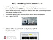 Tahap-tahap Menggunakan SAP2000 V15.01