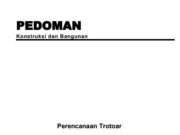 Perencanaan Trotoar