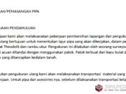Metode Pemasangan Pipa