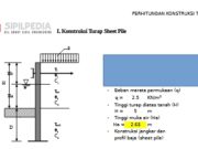 PERHITUNGAN KONSTRUKSI TURAP