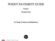 WSDOT PAVEMENT GUIDE