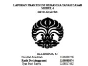 LAPORAN PRAKTIKUM MEKANIKA TANAH DASAR _SIEVE ANALYSIS