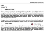 Panduan Survei Kondisi Jalan