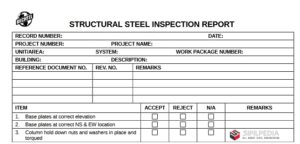 Shearing Inspection Report.pdf STRUCTURAL STEEL INSPECTION REPORT | Sipilpedia