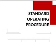 Standard Operating Procedure Departemen Project