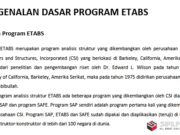 PENGENALAN DASAR PROGRAM ETABS