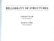 Reliability Of Structures