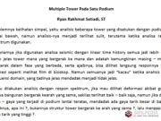 Multiple Tower Pada Satu Podium