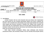 RENCANA MUTU KONTRAK (RMK)