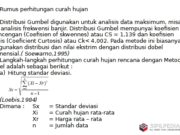 Rumus perhitungan curah hujan