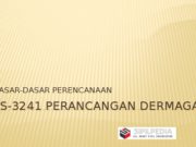 DASAR-DASAR PERENCANAAN DERMAGA