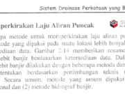 Sistem Drainase Perkotaan yang Berkelanjutan_Memperkirakan Laju Aliran Puncak
