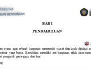 Analisa Stabilitas Bendung dan Bendungan
