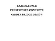 PRESTRESSED CONCRETE GIRDER BRIDGE DESIGN