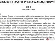 CONTOH USULAN TEKNIK PENGAWASAN PROYEK