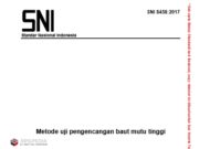 Metode uji pengencangan baut mutu tinggi