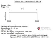 PERHITUNGAN KOLOM DAN BALOK