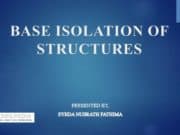 Base Isolation of Structures