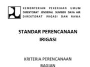 Standar Perencanaan Irigasi Bagian Standar Penggambaran