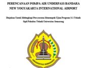 PERENCANAAN POMPA AIR UNDERPASS BANDARA